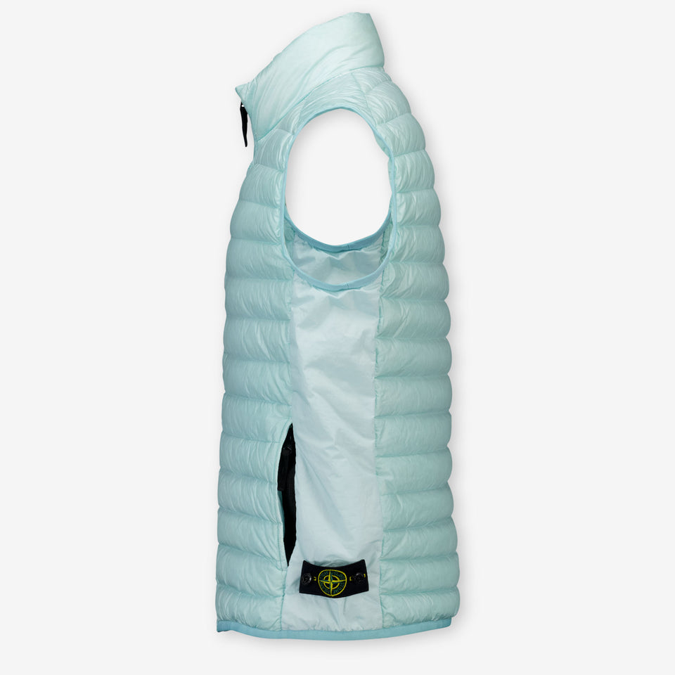 Stone Island Kinder Jongens Bodywarmer In Licht Blauw