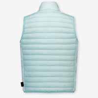 Stone Island Kids Boys Bodywarmer In Light Blue