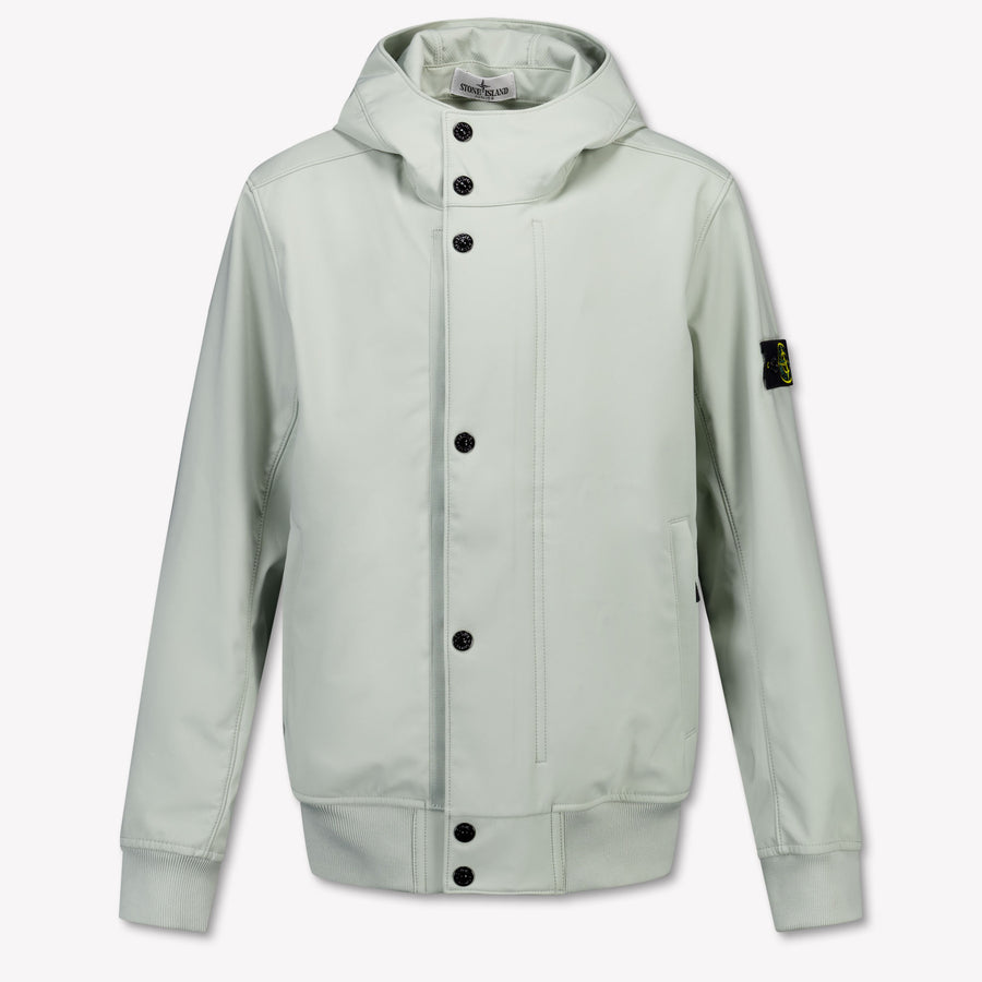 Stone Island Boys Mid-Season Jacket in Grey