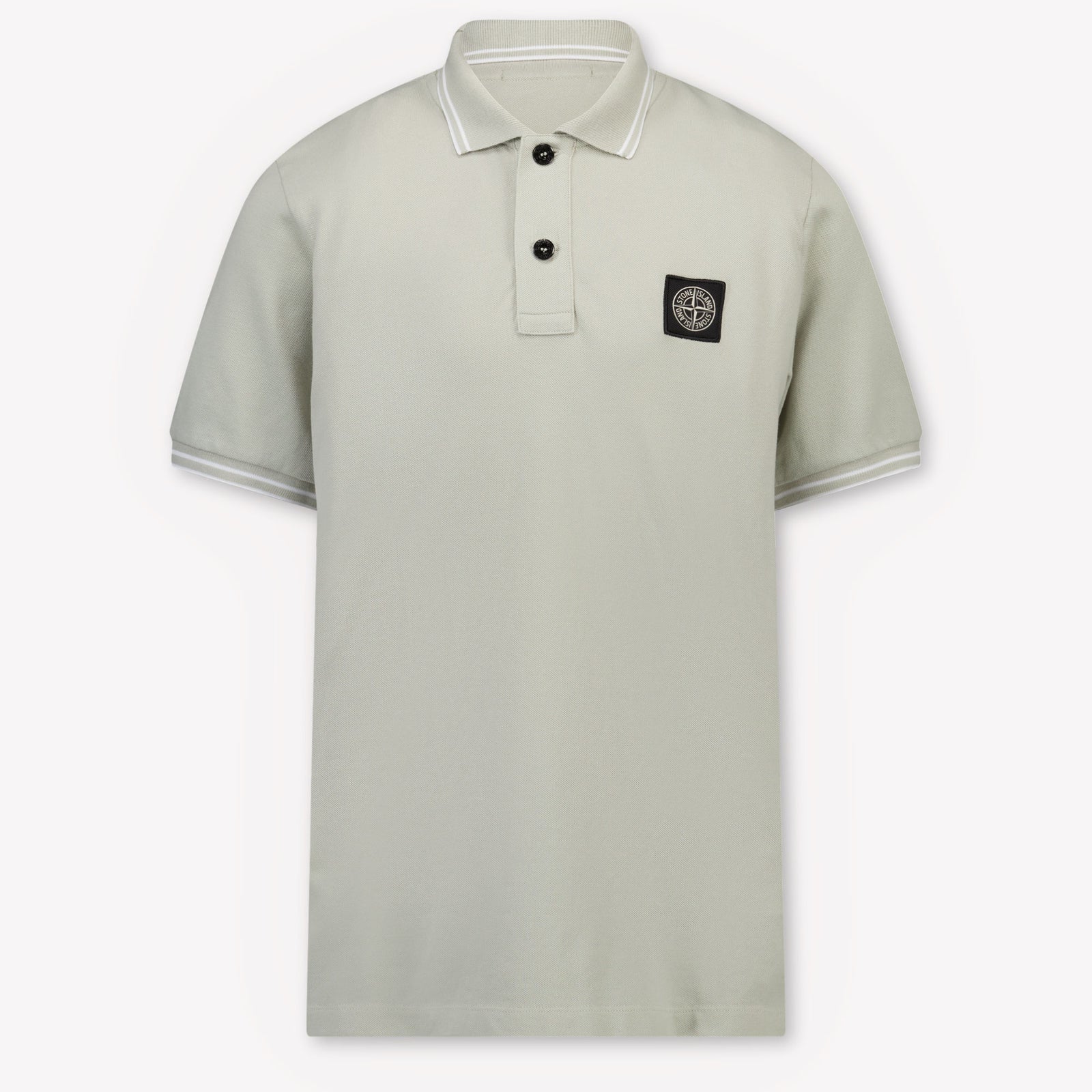 Stone Island Kinder Jongens Polo In Licht Grijs
