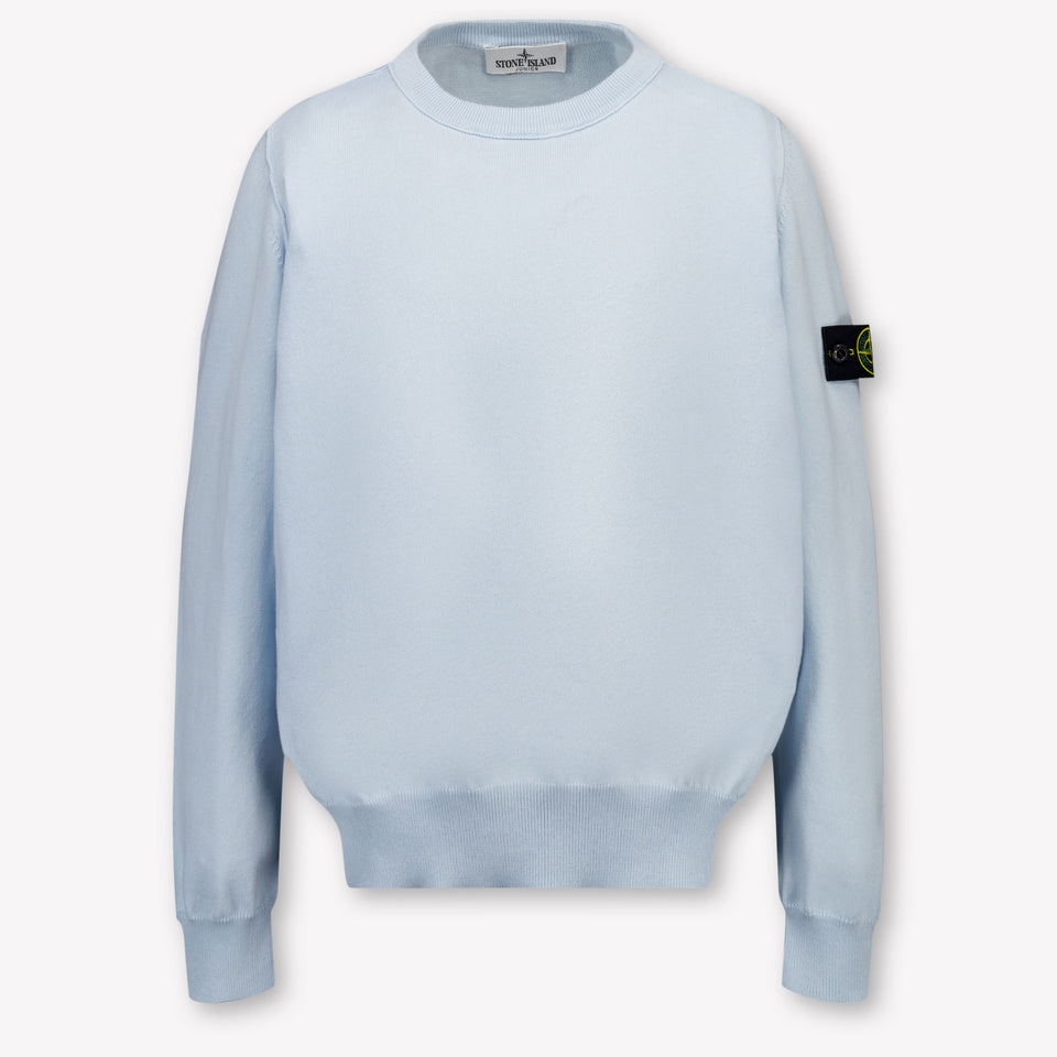 Stone Island Kinder Jongens Trui In Licht Blauw