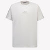 Stone Island Kids Boys T-Shirt In White