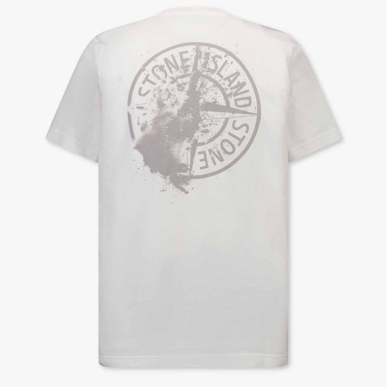 Stone Island Kids Boys T-Shirt In White