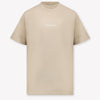 Stone Island Kinder Jongens T-Shirt In Zand