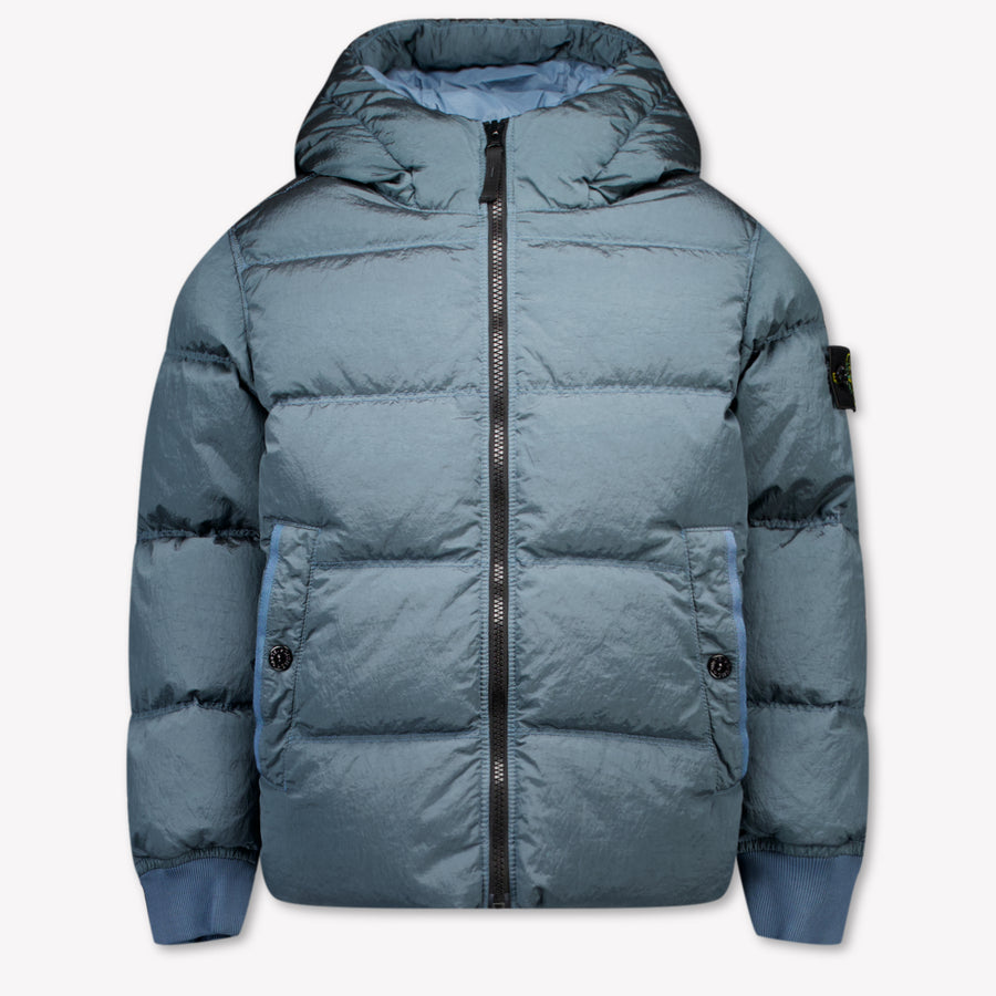 Stone Island Kinder Jongens Winterjas In Blauw