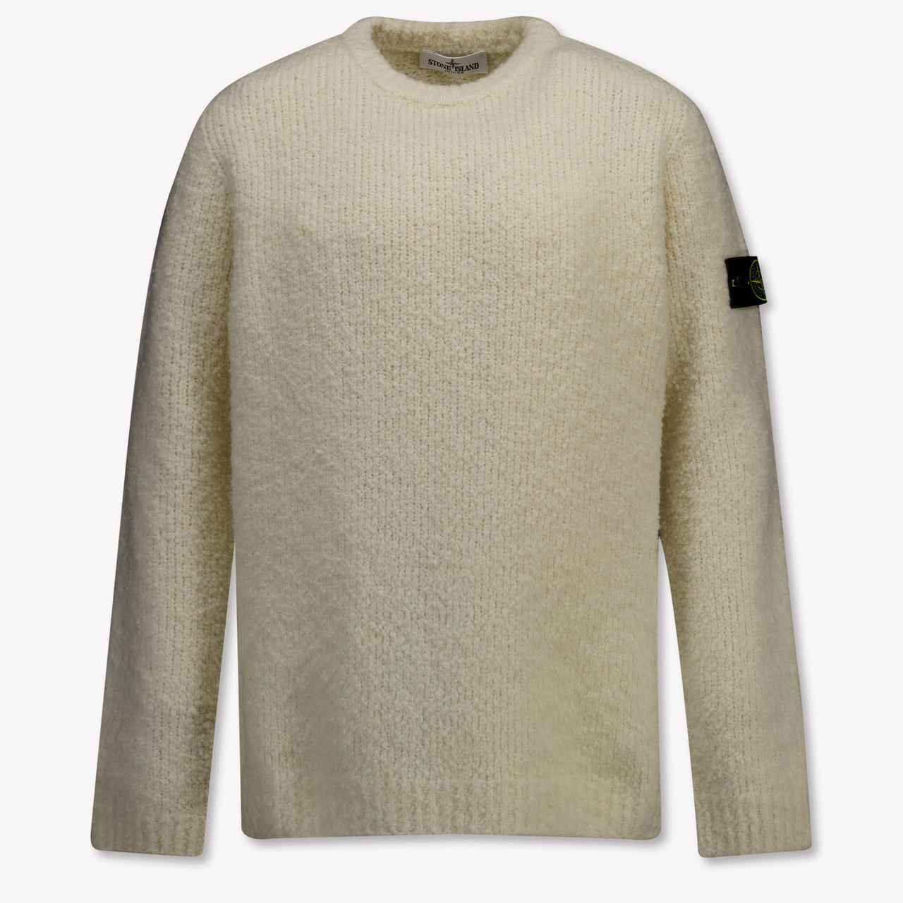 Stone Island Boys Sweater in Off-White