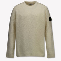 Stone Island Boys Sweater in Off-White
