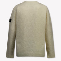 Stone Island Boys Sweater in Off-White