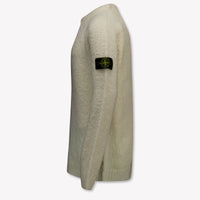 Stone Island Boys Sweater in Off-White