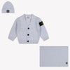 Stone Island Baby Jongens Setje In Licht Blauw