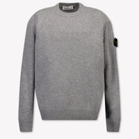 Stone Island Kids Boys Sweater In Anthracite
