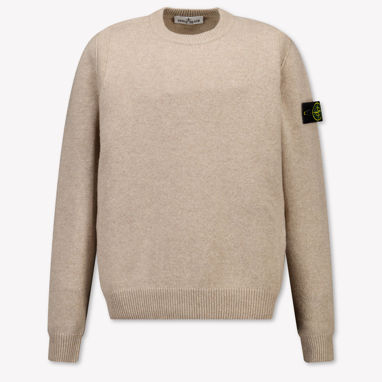 Stone Island Kids Boys Sweater In Sand