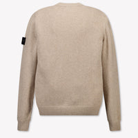Stone Island Kids Boys Sweater In Sand