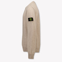 Stone Island Kids Boys Sweater In Sand