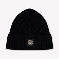 Stone Island Kinder Jongens Muts In Zwart