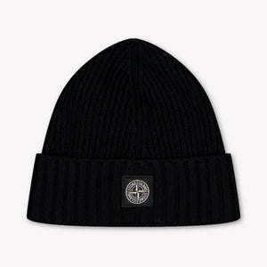 Stone Island Kinder Jongens Muts In Zwart
