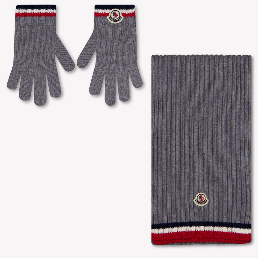 Moncler Kinder Jongens Muts In Grijs