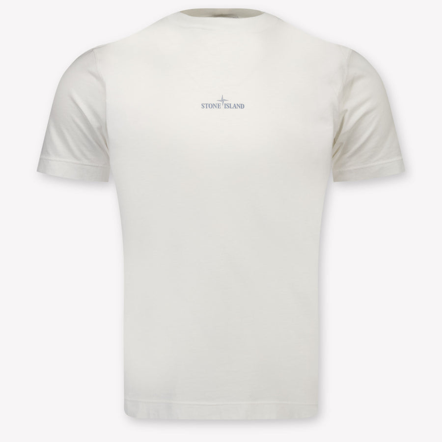 Stone Island Kids Boys T-Shirt In White