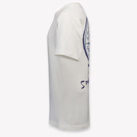 Stone Island Kids Boys T-Shirt In White