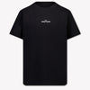Stone Island Kids Boys T-Shirt In Black