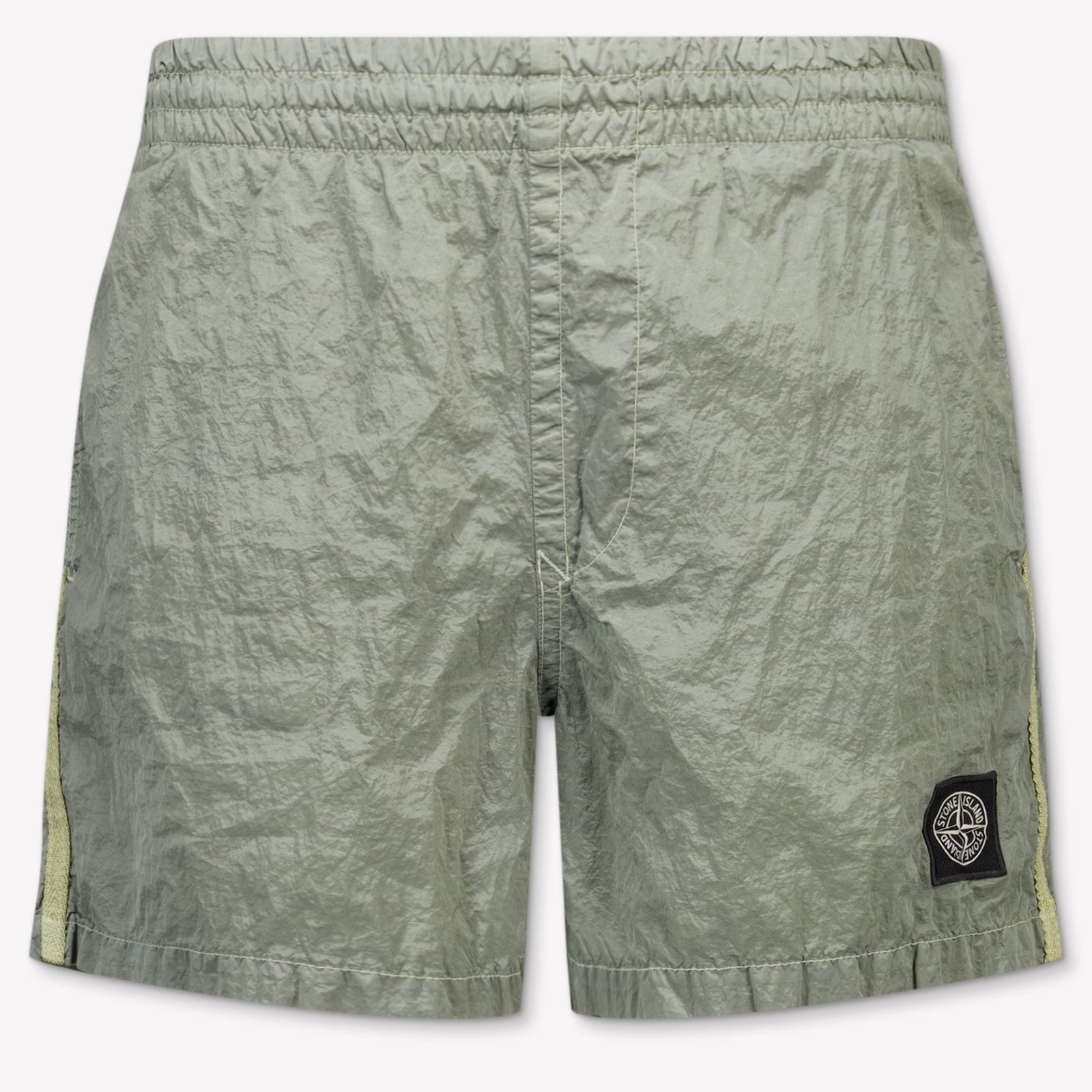 Stone Island Kids Boys Swimwear In Light Gray