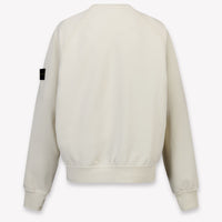 Stone Island Kids Boys Sweater In OffWhite