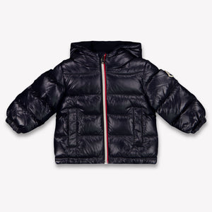 Moncler New Aubert Baby Jongens Winterjas In Navy