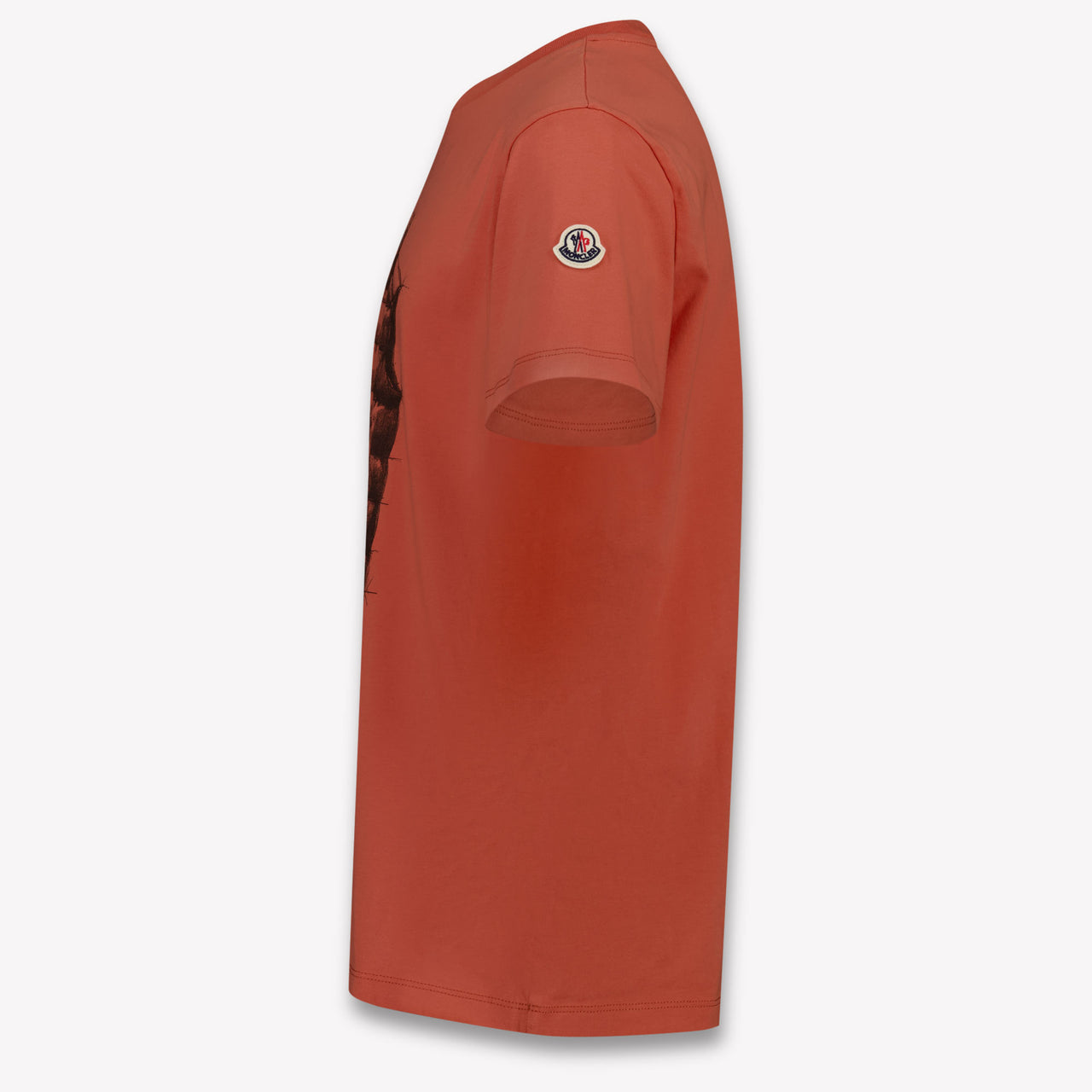 Moncler Kinder Jongens T-Shirt In Oranje