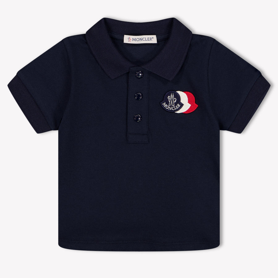 Moncler Baby Jongens Polo In Navy