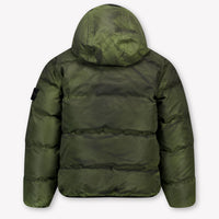 Stone Island Kinder Jongens Winterjas In Army