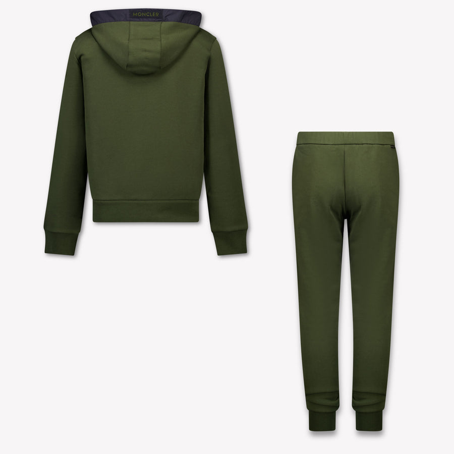 Moncler Kids Boys Jogging suit In Army