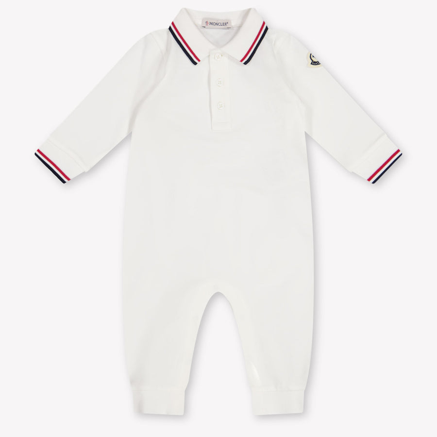 Moncler Baby Boys Romper in White