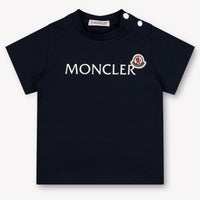 Moncler Baby Jongens T-Shirt In Navy
