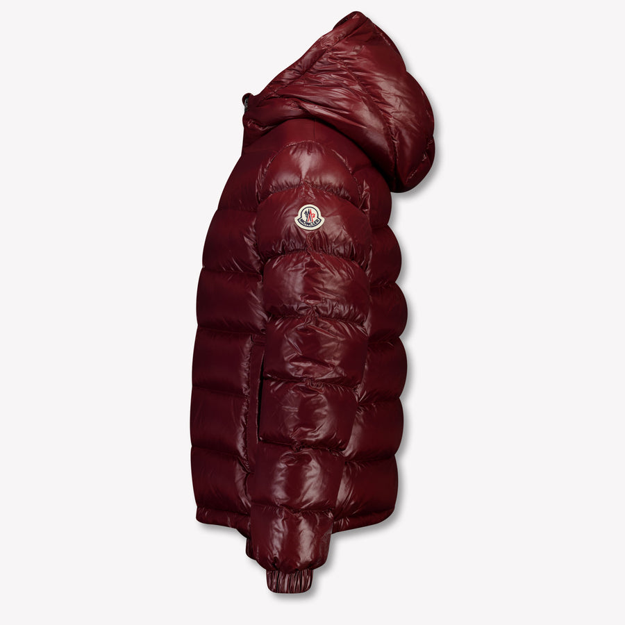 Moncler New Aubert Kids Boys Jackets In Bordeaux