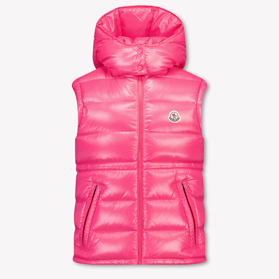 Moncler Ania Girls Gilet in Fuchsia
