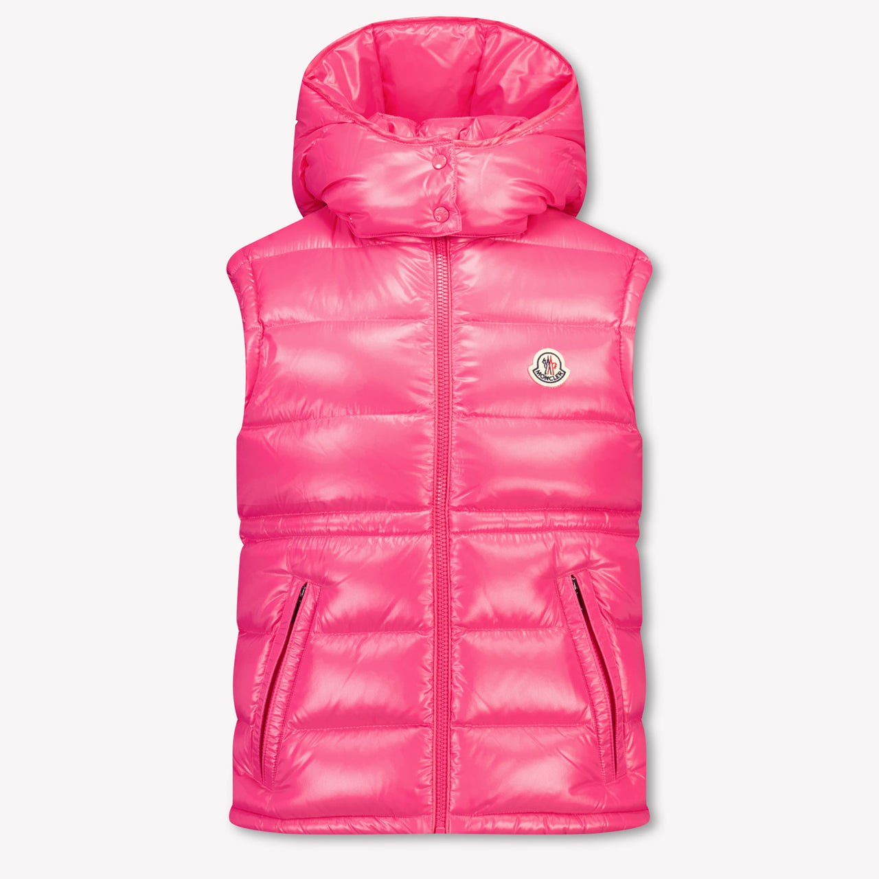 Moncler Ania Kids Girls Bodywarmer In Fuchsia