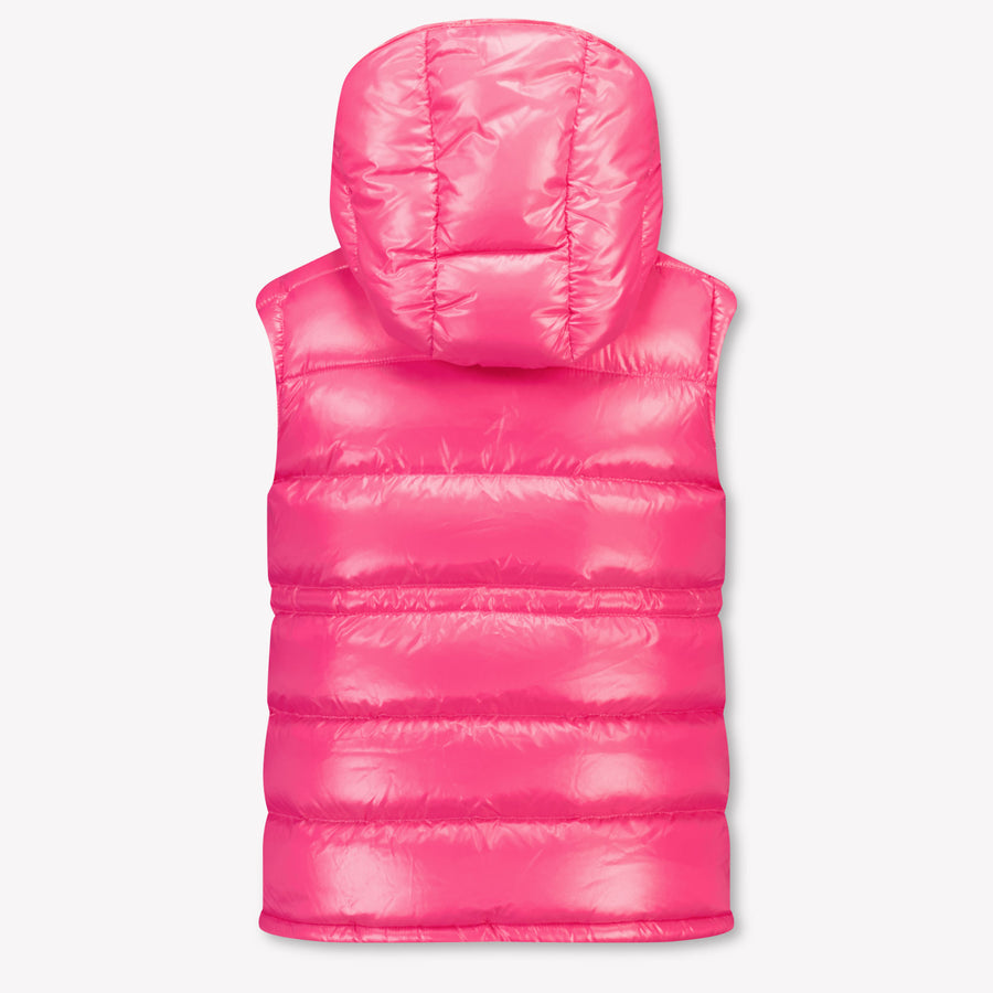 Moncler Ania Kids Girls Bodywarmer In Fuchsia