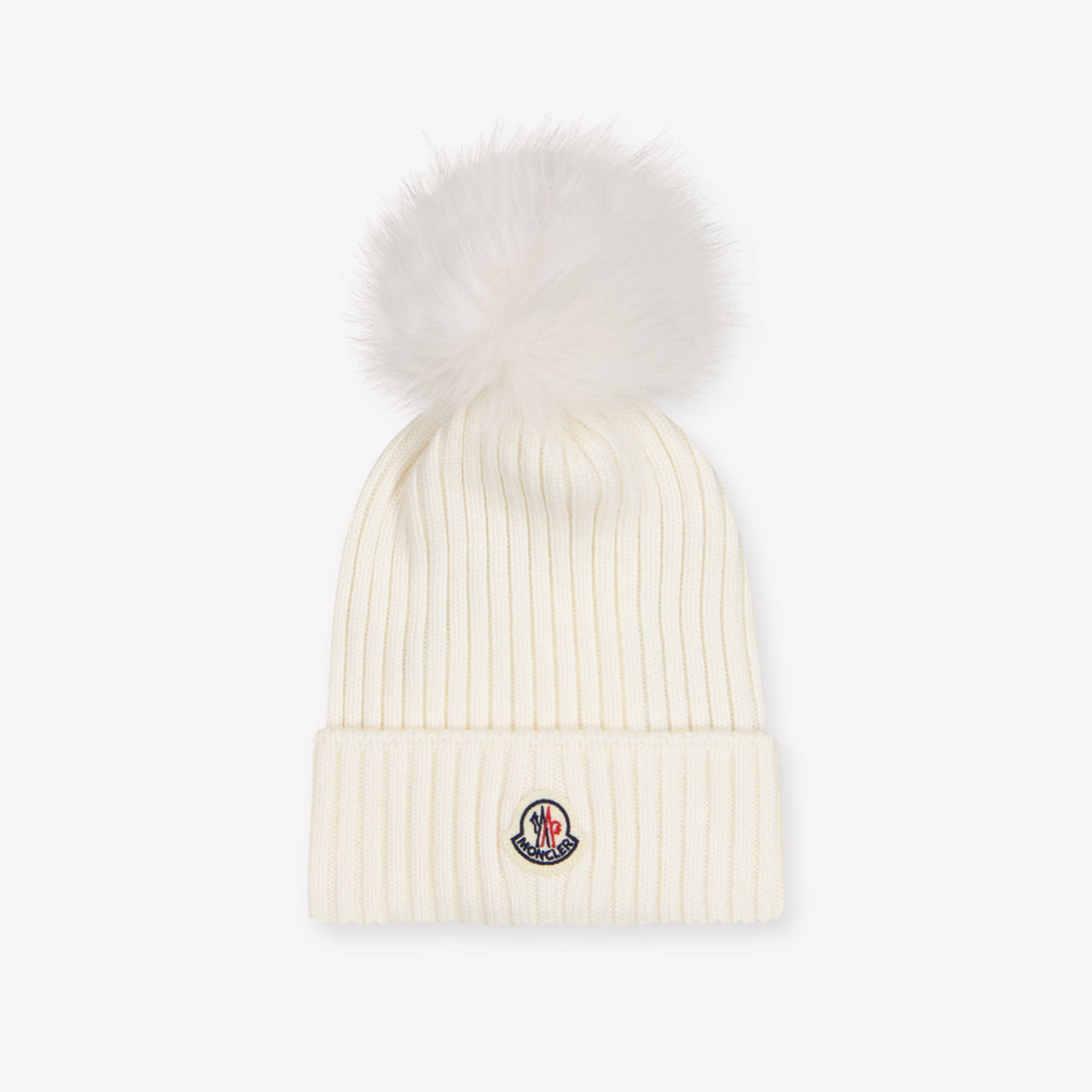 Moncler Kids Girls Hat In OffWhite