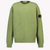 Stone Island Kids Boys Sweater In Olive Green