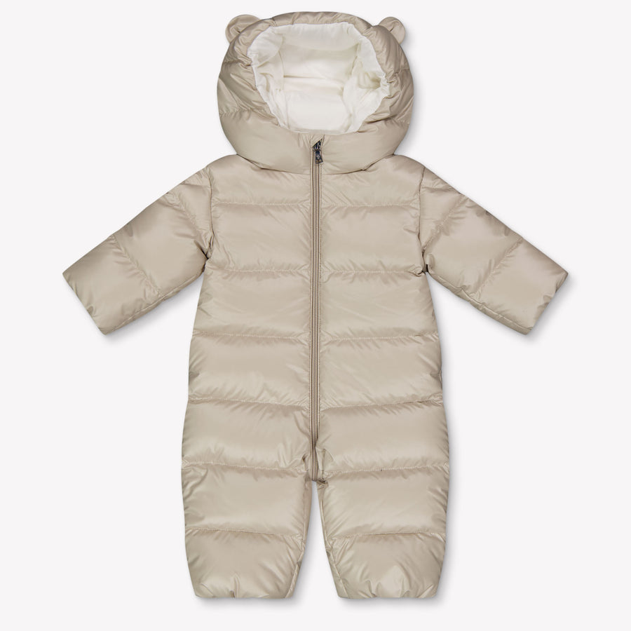 Moncler Alanie Baby Unisex Skipakken In Beige