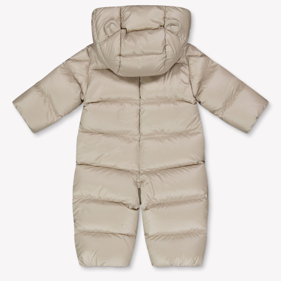 Moncler Alanie Baby Unisex Skipakken In Beige