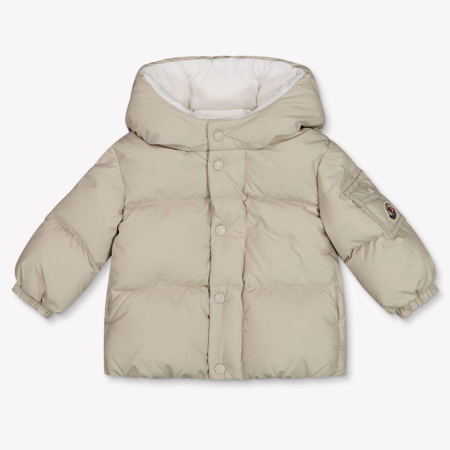 Moncler Jareth Baby Unisex Winterjas In Beige