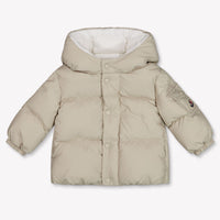 Moncler Jareth Baby Unisex Jackets In Beige