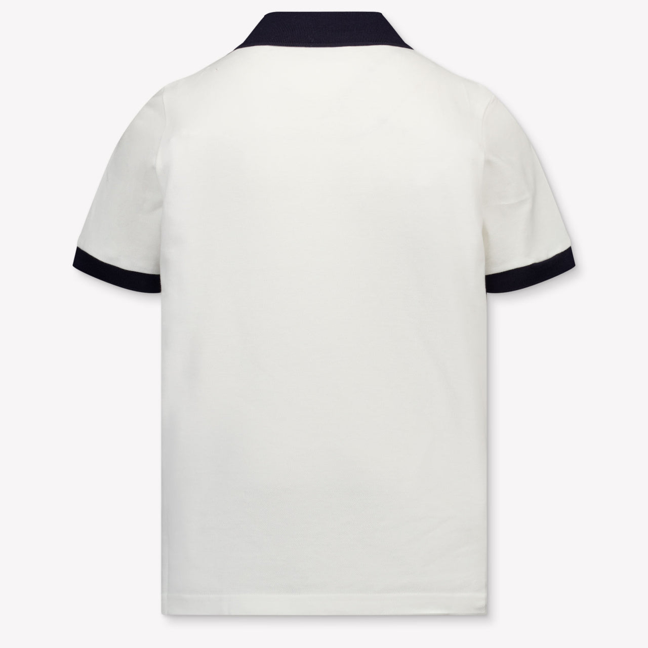 Moncler Kids Boys Polo In White