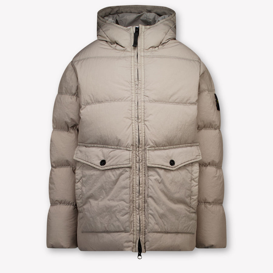 Stone Island Kids Boys Jackets In Gray