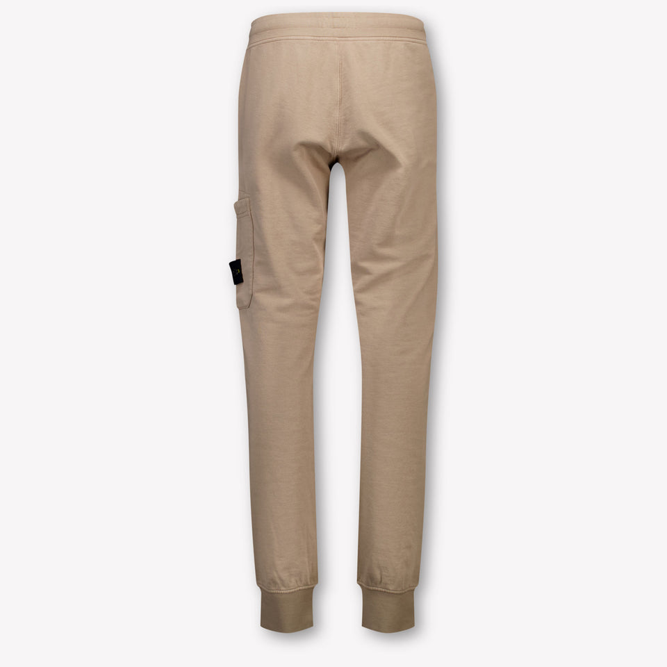 Stone Island Kinder Jongens Broek In Licht Bruin
