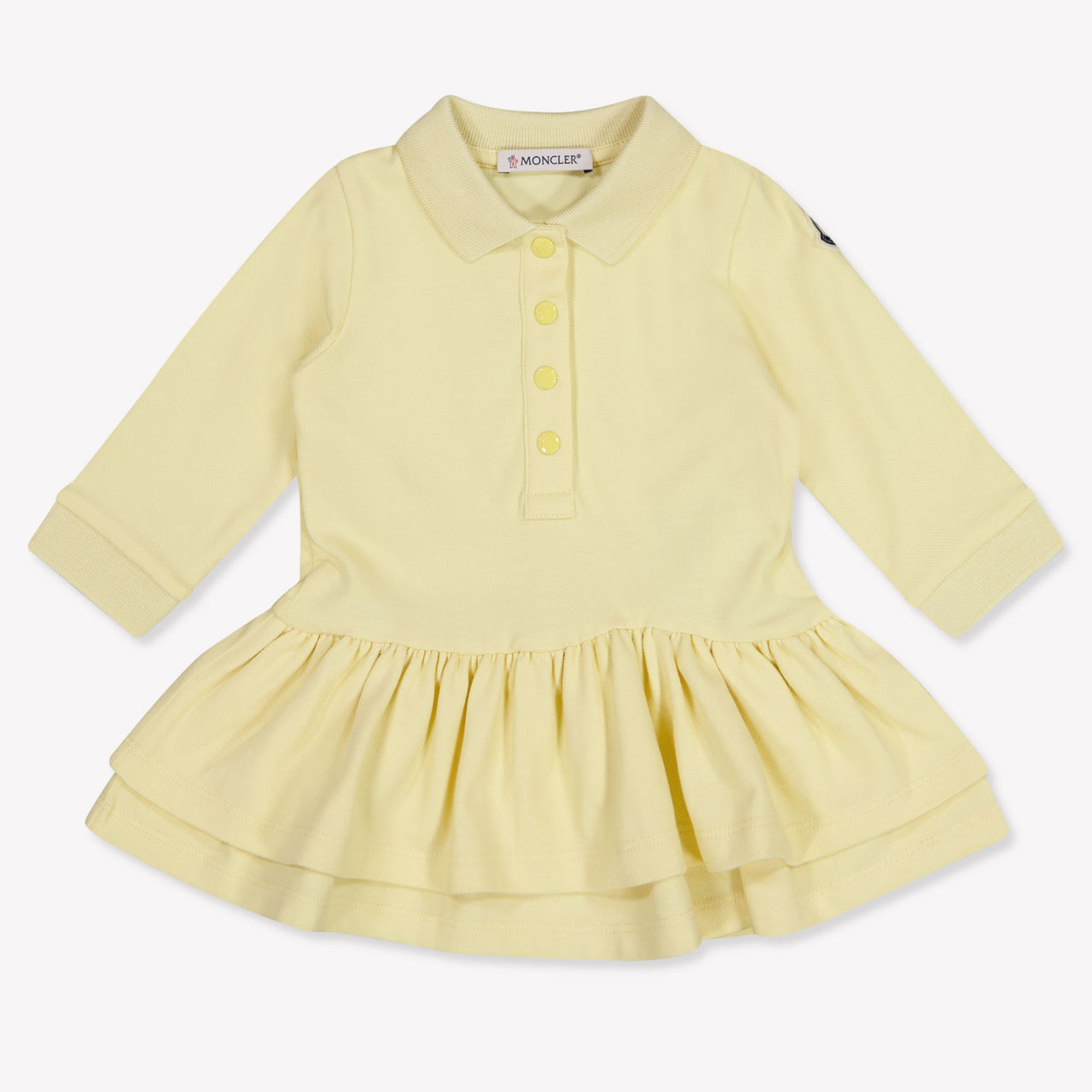 Moncler Baby Girls Dress In Yellow