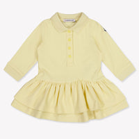 Moncler Baby Girls Dress In Yellow