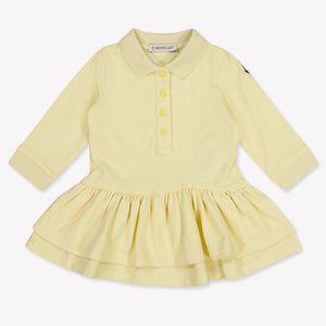 Moncler Baby Girls Dress In Yellow