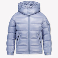 Moncler New Maya Kinder Jongens Winterjas In Licht Blauw